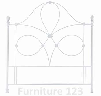 Bentley Designs Sofia Headboard in White