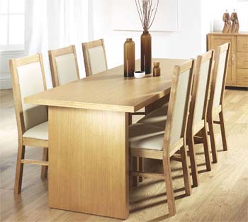 Bentley Designs Tetro Dining Set in Oak