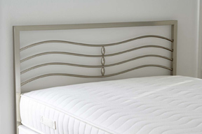 Bentley Double Revo Headboard - Satin Nickel