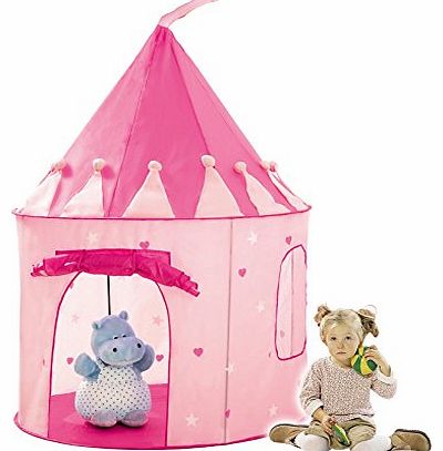 Bentley Kids CHILDRENS KIDS GIRLS PINK PRINCESS CASTLE PLAY TENT INDOOR OUTDOOR