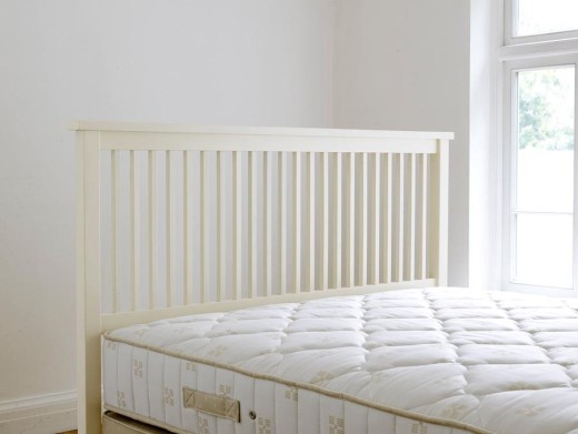 Bentley Kingsize Atlantis Headboard - Ivory Finish - Ivory