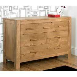 Lyon Oak 4 + 3 Drawer Chest