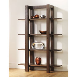 Lyon Walnut Double Display Unit