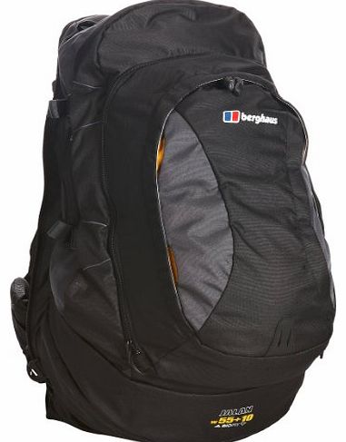 Berghaus Jalan 55 10 Womens Backpack - Black/Thunder, 65 lt