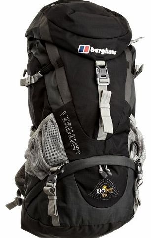 Verden 45+8 Mens Rucksack - Jet Black/Coal, 53 lt