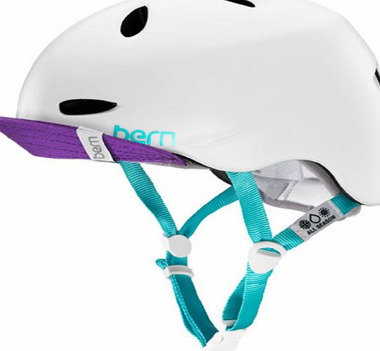 Bern Womens Bern Berkeley Helmet - Satin White Multi