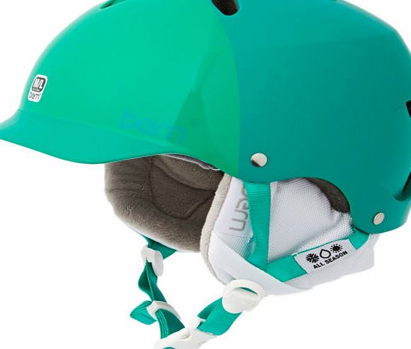 Bern Womens Bern Lenox Helmet - Satin Emerald Hatstyle