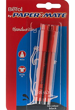 Berol Handwriting Pen, Pack of 2, Black