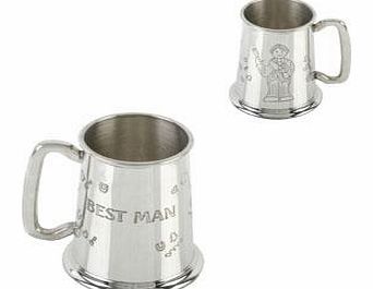 Man Pewter Tankard