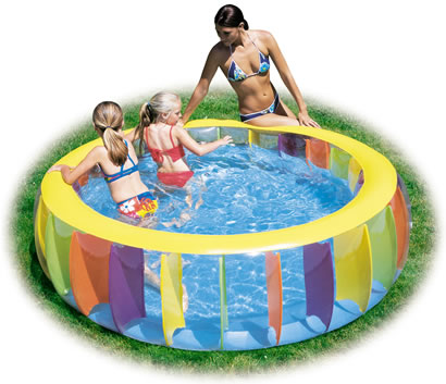 bestway Multi-Coloured Paddling Pool - 6ft