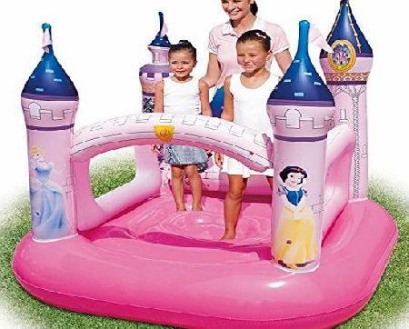 NEW BESTWAY DISNEY PRINCESS INFLATABLE BOUNCY CASTLE BOUNCER KIDS HOME GARDEN BOUNCING JUMP FUN 157 X 147 X 163 CM