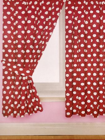 Polka-Dot 66 x 72` Curtains`