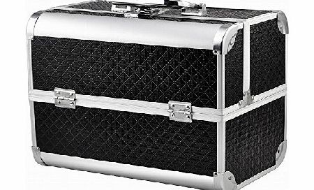 Black Beauty Box Beauty Jewellery Storage Bag Nail Saloon Case (Black)