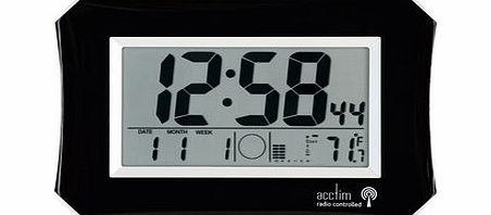 Bhs Acctim Black Halo Radio Controlled Digital