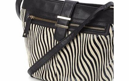 Bhs Animal Double Bar Shoulder Cross Body Bag,