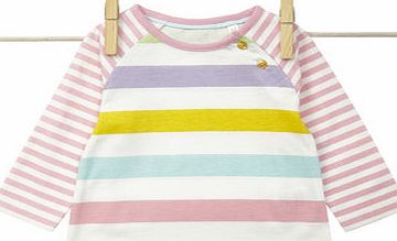 Bhs Baby Girls Candy Pastel Striped Long Sleeved
