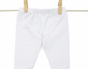 Bhs Baby Girls White Leggings, white 1593200306