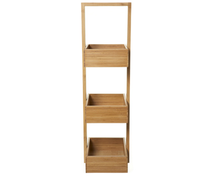 bhs Bamboo 3 tier floor caddy