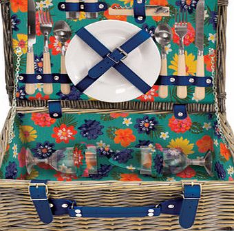 Bhs Beach Shack 2 Person Hamper, blue 9576141483