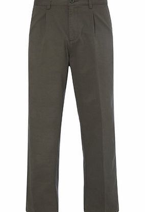 Bhs Big and Tall Army Green Chinos, Green BR58B02GGRN