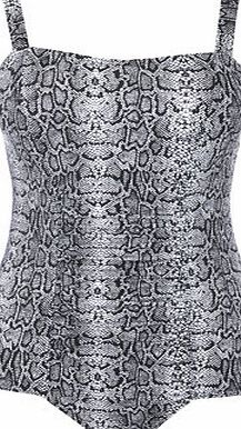 Bhs Black And White Animal Print Tummy Control