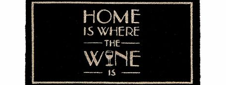 Bhs Black and White Home is where the wine is