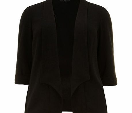 Bhs Black Crepe Jacket, black 12612098513