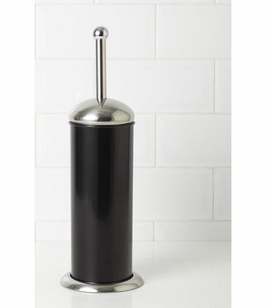 Black Dome Lid Toilet Brush, black 1943268513