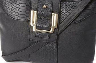 Bhs Black Double Loop Cross Body Bag, black 3127128513