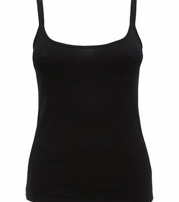 Bhs Black Double Strap Cami, black 2424028513