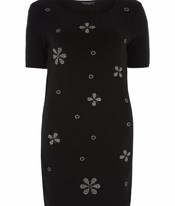 Bhs Black Embellished Tunic, black 19128728513