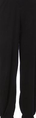 Bhs Black Great Value Jersey Harem Pant, black