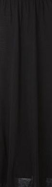 Bhs Black Great Value Plain Maxi Skirt, black