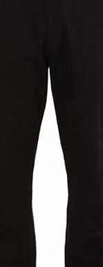 Bhs Black Great Value Side Elastic Chinos, Black