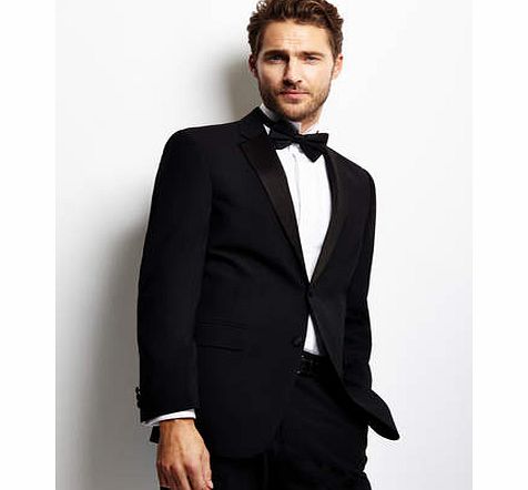 Bhs Black Great Value Tuxedo Jacket, Black BR64G07DBLK