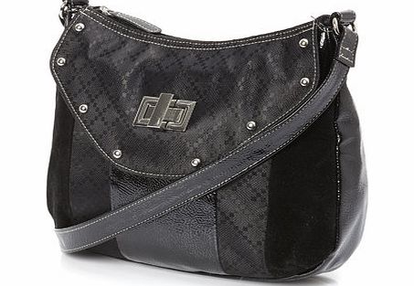 Bhs Black Jacquard Cross Body Bag, black 3126418513
