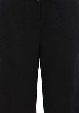Bhs Black Linen Blend Shorts, black 2207758513