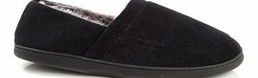 Black Memory Foam Slipper, Black BR62D03DBLK