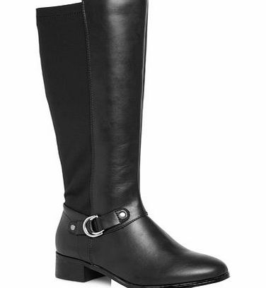 Bhs Black Metal Trim Stretch Back Extra Wide Riding