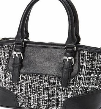 Bhs Black/Multi Colourblocked Buckle Grab Bag,