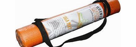 Bhs Black/Orange Phoenix Fitness Yoga Mat,