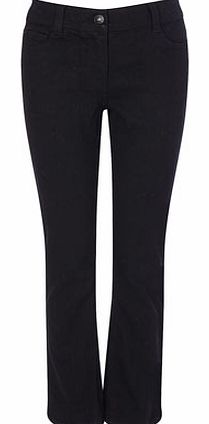 Black Petite Straight Leg Jean, black 450085658