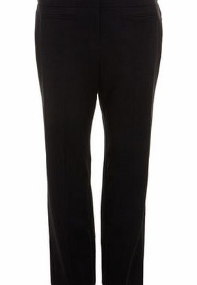 Bhs Black Picasso Straight Regular Leg Trousers,