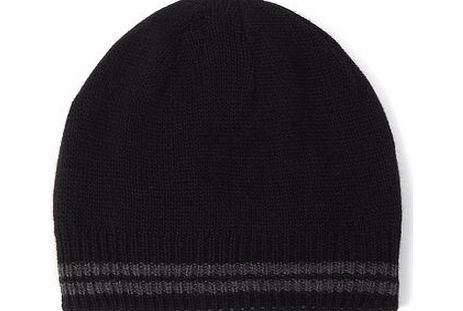 Bhs Black Reversible Beanie, Black BR63H16FBLK