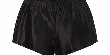 Bhs Black Satin Short, black 4803678513