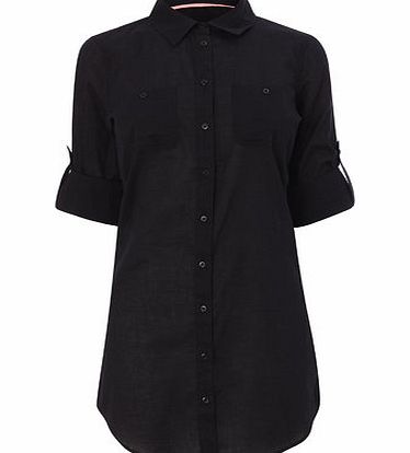 Bhs Black Shirt Cover Up, black 209878513