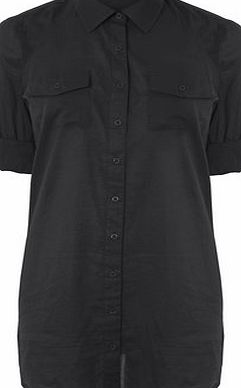 Bhs Black Shirt Cover Up, black 277548513