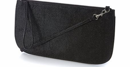 Bhs Black Simple Zip Clutch Bag, black 3126208513