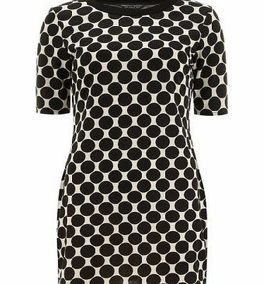 Bhs Black Spot Print Tunic, black 19127368513