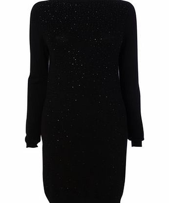Bhs Black Stud Embellished Tunic, black 586910137